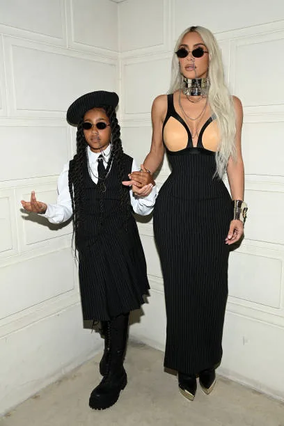 North West is the daughter of Kim Kardashian and Kanye West | Top 10 Black Celebrity Kids In The World in 2023