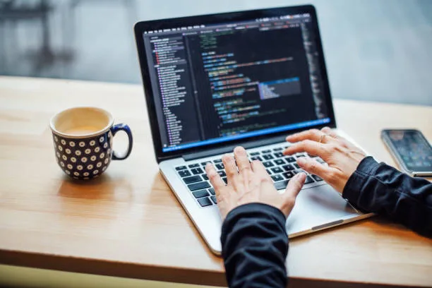 freelance developer coding and programming.